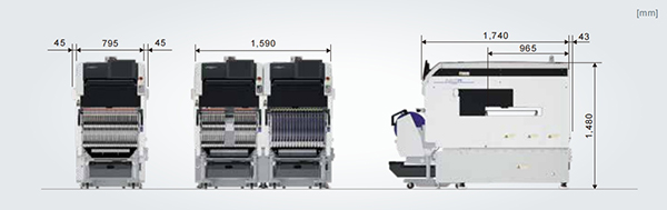 富士貼片機外形尺寸 富士貼片機外形尺寸